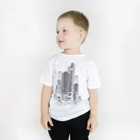 Дитяча футболка City білого кольору