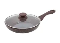 Сковорода з кришкою Pietra Naturale Induzione d= 20 см Granchio VZ-88155