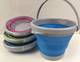 Ведро складное Collapsible Bucket, туристическое, 5 литров