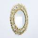 Декоративное зеркало из стекла и металла в золоте 98043 Гранд Презент 98043