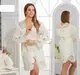 Халат женский Arya Angel A107065-White S/M белый