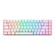 Клавиатура XTRIKE ME Tri-mode mechanical wireless keyboard GK-995W WH |68 Keys, BT/2.4G/Type-C, RGB, EN Layout|