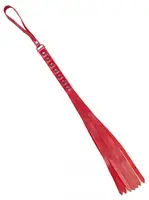 Флогер S&amp;M Fancy Leather Floger, Red, кожа