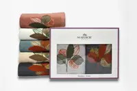 Подарунковий набір рушників Premium Bamboo 500 g/m2 50х90см 2 шт. Leaf Bej - Mint