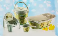 Дитячий набір для ванної з малюнком Ведмедик 5 пр Elif Plastik 316-1LF