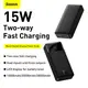 УМБ BASEUS Bipow Digital Display Power bank 20000mAh |2USB/1Type-C, 3A/15W, QC| (PPDML-J02)