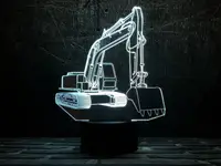 Сменная пластина для 3D светильников "Экскаватор" 3DTOYSLAMP