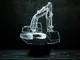 Сменная пластина для 3D светильников "Экскаватор" 3DTOYSLAMP