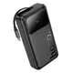 УМБ HOCO Bright power bank with telescopic cable and display Q41 20000mAh |1USB/1Type-C, PD/QC, 22.5W/3A|