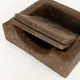 КОЖАНЫЙ КРОВАТЬ-ДИВАН ДЛЯ СОБАК BLACK LEATHER ((L): 76×106×20 СМ коричневий Л