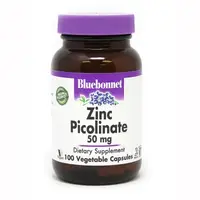 Витамины и минералы Bluebonnet Zinc Picolinate 50 mg, 100 вегакапсул