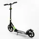 Самокат двухколесный Best Scooter колеса PU, складной, амортизатор. Black and green (105427)