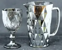 Набір для напоїв OLens Дзеркальний Смарагд 2 01-019 7 предметів графітовий