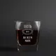 Стакан для виски "Тесть №1 во всем мире", русский, Деревянная подарочная коробка с гравировкой