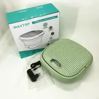 Складна пральна машина MAXTOP silicon washing machine, Портативна пралка відро. Колір: зелений