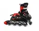 Роликовые коньки Best Roller 211-М колеса PVC светятся. Black and Red (размер 34-38) (173837)