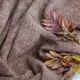 Ткань трикотаж трехнитка Мрамор флис, 310 гр/м2, 185 см т/беж