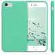 Чехол для iPhone SE 2022 / SE 2020 / 8 / 7 - Cиликоновый с микрофиброй, Mint (1)