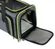 Сумка переноска для кошек и собак 66x38x26 см CosmoPet CP-05 (S) Grey-Green