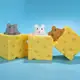 Игрушка антистресс Фуфлик Мышка белая из сыра