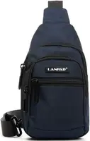 Сумка чоловіча через плече Lanpad синя