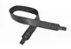 Ремень прямой кожа  Ретро с неопреном черный