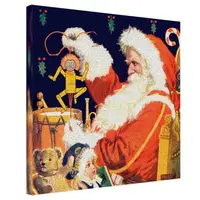 Картина на холсте Санта Клаус 50x50 см (H5050_15NG005)