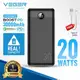 Внешний аккумулятор Power bank VEGER L30 30000 Mah батарея зарядка Чёрный Оригинал
