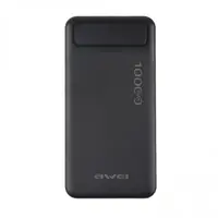 Зовнішній акумулятор Power bank AWEI P5K 10000 Mah батарея заряджання Чорний