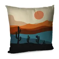 Подушка диванная с бархата Жара 45x45 см (45BP_22S007)