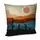 Подушка диванная с бархата Жара 45x45 см (45BP_22S007)