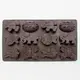 Форма для выпечки печенья Lessner Chef Choco 10261 19,5x34x4 см коричневая