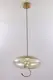 Люстра светодиодная подвесная LED светильник для квартиры на потолок лэд 25689 Бронза 25-110х30х30 см.