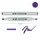 Маркер спиртовой Santi Brush SA-75 390980 темно-фиолетовый