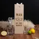 Набор для виски "Man №1 of the world" 2 предмета в подарочной коробке, английский