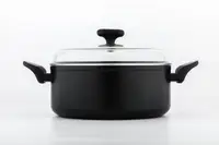 Каструля з кришкою Nois Salto Silver 830836 7 л 28 см чорна