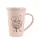 Чашка с крышкой Limited Edition Tree Pink HTK-046 390 мл розовая
