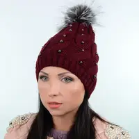 Шапка Nadin 180762 бордовый