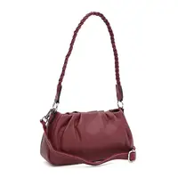 Женская кожаная сумка Borsa Leather K15001w-bordo