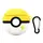 Чехол для AirPods 2/1 series - Poke Balls (Покемон) 3D, силиконовый, Желтый