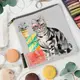 Косметичка квадратная Basic Кошка в розовых очках 16x16 см (KB_19M032_SE)