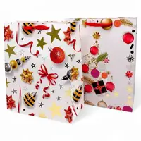 Пакет паперовий LARGE  XMAS 26x12,7x32,4  210gsm , асорті