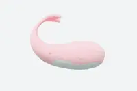 Виброяйцо "Cute whale", розовый с пультом ДУ, 10 режимов