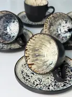 Сервіз чайний OLens Паноптикон 101-0483 220 мл 12 предметів чорний