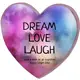 Подушка сердце 3D Dream love laugh 40х40х7,5 см 3DPS_15L099