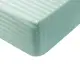 Простынь Iris Home Отель - Сатин Страйп 1*1 ментоловый 160*200*25 на резинке