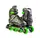 Раздвижные ролики Scale Sports. Black/Green (размер 41-44) - 191311455