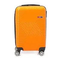 Чемодан маленький 4 колеса Ricco Grande T1ABS600orange-M