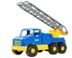 Детский пожарная машина City Truck, пластик, 47,5х19х24 см. Yellow and Blue (102158)