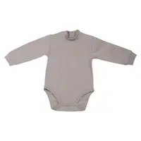 Детский однотонный боди для малышей GABBI Боді BD-23-12 Серый р.80 (13804)